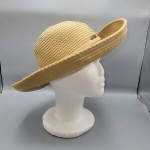 Sun 'N Sand Brown Raffia Straw Woven Summer Beach Cruise Hat